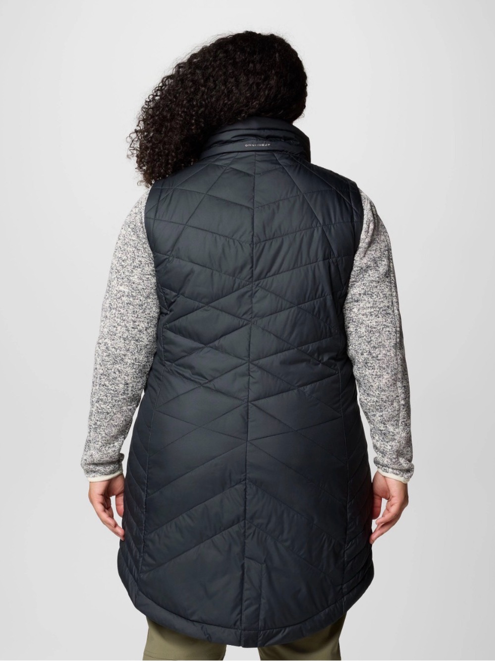 Columbia Heavenly II Black Quilted Long Vest - Women’s Plus - Picture 10 of 11
